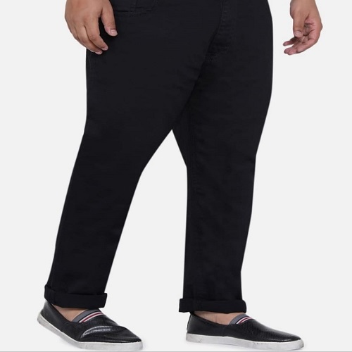Plus Size Stretchable Black Jeans - Plus Size Garments