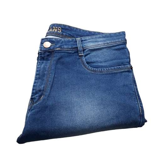 Stretchable Blue Narrow Bottom Plus Size Jeans - Plus Size Garments